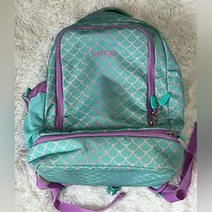 Bentgo Kids Mermaid Scales Backpack Aqua Lavender Purple School Bag